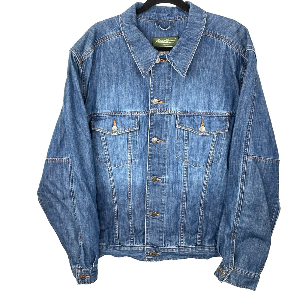 Vintage Eddie Bauer Jean Denim Jacket, XXL